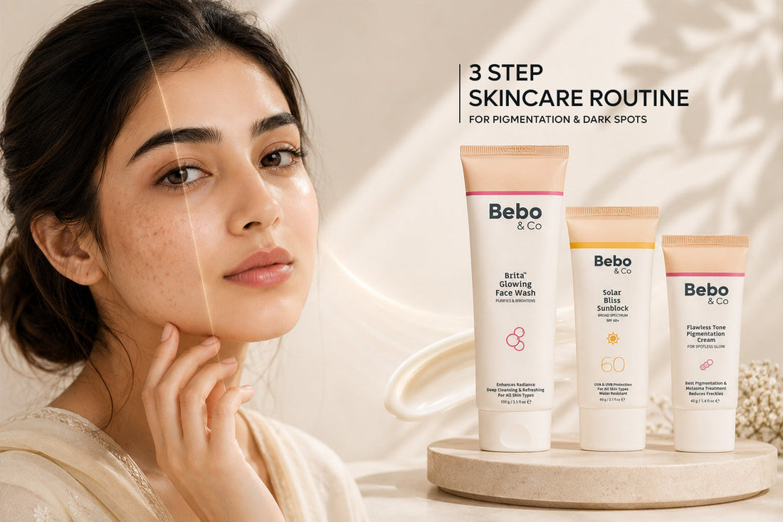 Glow Skin Bundle – 3 Step Skincare Routine for Pigmentation & Dark Spots