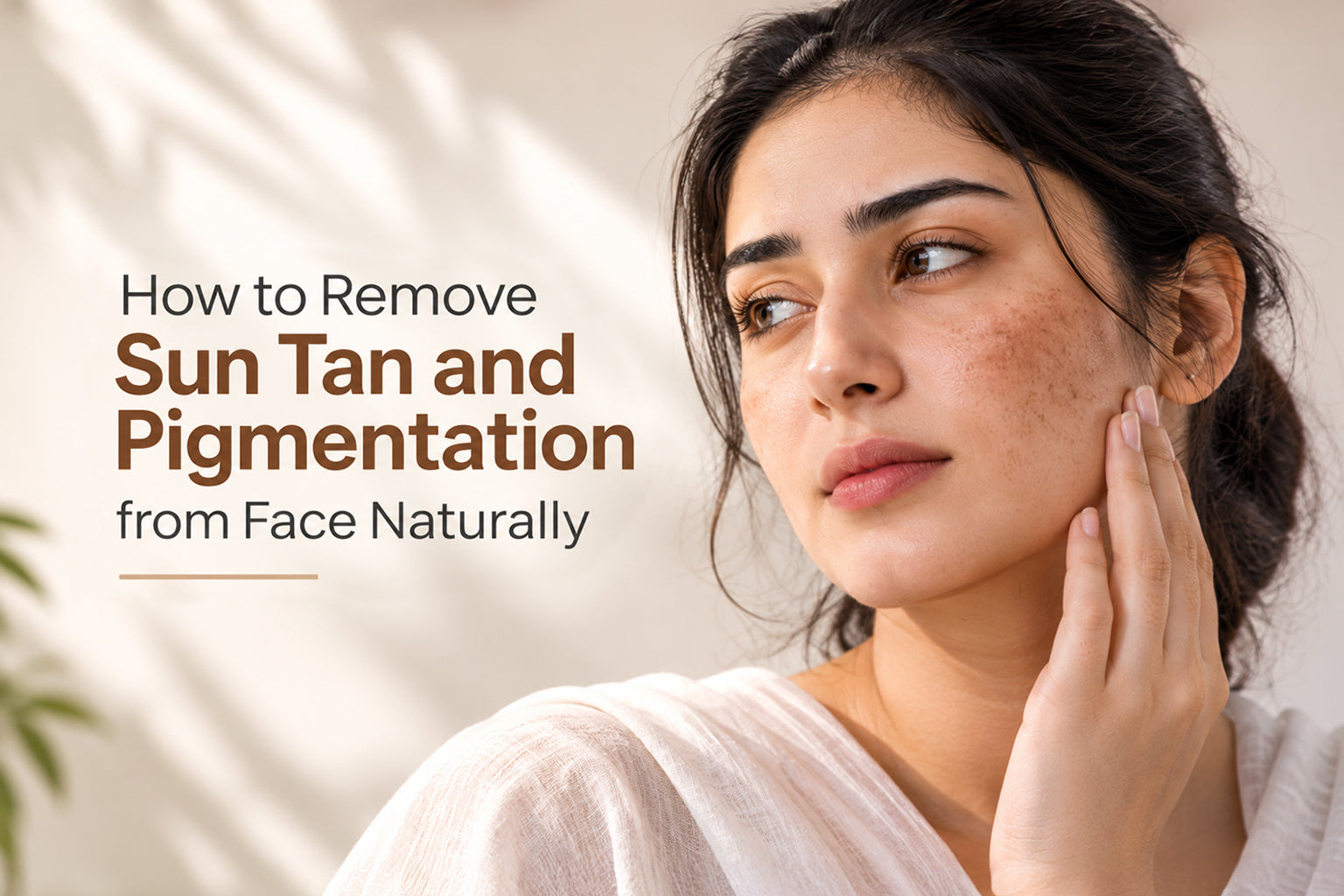 How to Remove Sun Tan and Pigmentation from Face Naturally