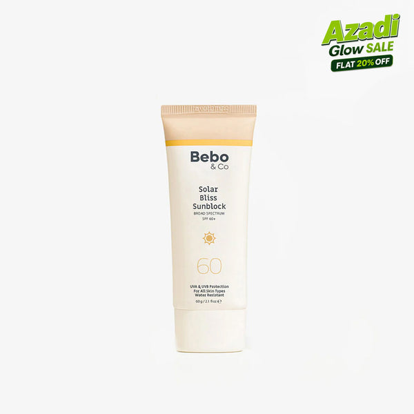 Solar Bliss Sunblock Cream SPF 60+ Prevents Tanning, Dark Spots & Sun Damage